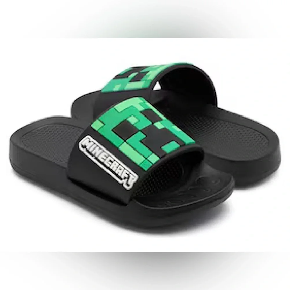 Minecraft kids sandals